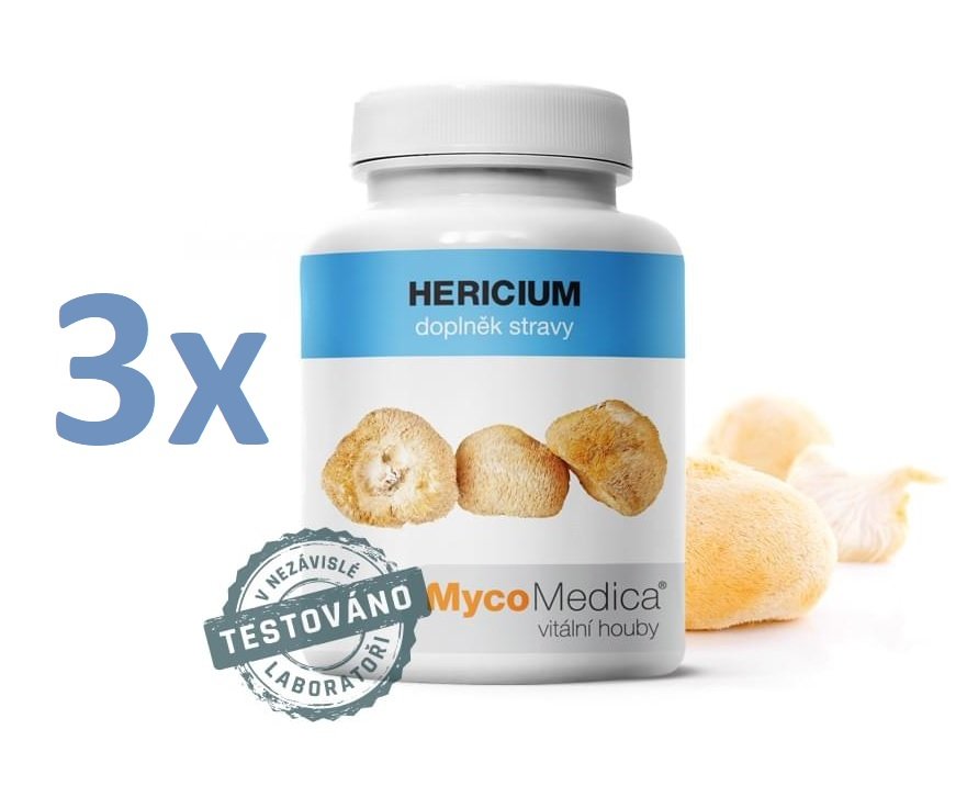 MycoMedica Hericium 3 x 90 kapslí